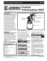 Preview for 11 page of Campbell Hausfeld MP3311 Operating Instructions And Parts List Manual