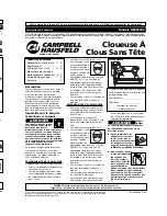 Preview for 7 page of Campbell Hausfeld NB003004 Operating Instructions Manual