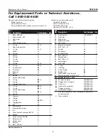 Предварительный просмотр 2 страницы Campbell Hausfeld NB003006 Replacement Parts List