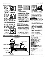 Preview for 2 page of Campbell Hausfeld NB0050 Operating Instructions Manual