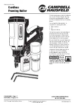 Предварительный просмотр 1 страницы Campbell Hausfeld NF349099 Cleaning Instructions Manual