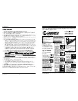 Preview for 8 page of Campbell Hausfeld NS219000 Operating Instructions Manual