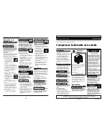 Preview for 12 page of Campbell Hausfeld Oil-Lubricated Compressor HL5403 Operating Instructions And Parts List Manual