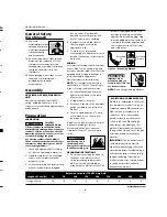 Preview for 3 page of Campbell Hausfeld Oil Lubricated Portable Air Compressors Operating Instructions Manual