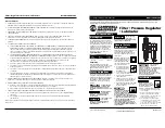 Предварительный просмотр 1 страницы Campbell Hausfeld PA207802 Operating Instructions And Parts Manual