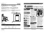 Preview for 1 page of Campbell Hausfeld PA208501 Operating Instructions And Parts Manual