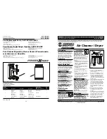 Предварительный просмотр 1 страницы Campbell Hausfeld PA208503 Operating Instructions And Parts Manual