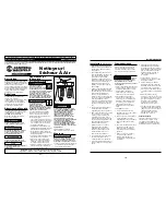 Предварительный просмотр 4 страницы Campbell Hausfeld PA208503 Operating Instructions And Parts Manual