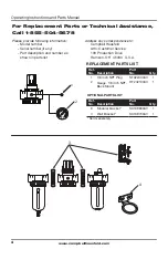 Preview for 4 page of Campbell Hausfeld PA210100AV Operating Instructions And Parts Manual