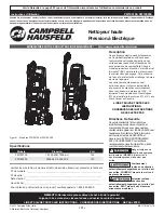 Предварительный просмотр 17 страницы Campbell Hausfeld PH190100 Operating Instructions Manual