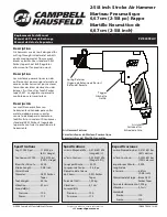 Campbell Hausfeld PL153498AV Replacement Parts Manual предпросмотр