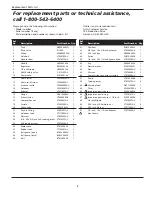 Предварительный просмотр 2 страницы Campbell Hausfeld Portable Vertical Compressor VT631538 Replacement Parts List