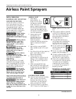 Preview for 3 page of Campbell Hausfeld PS120B Operating And Assembly Instructions Manual