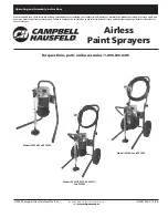 Campbell Hausfeld PS231B Operating And Assembly Instructions Manual предпросмотр