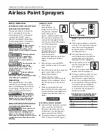 Preview for 3 page of Campbell Hausfeld PS231B Operating And Assembly Instructions Manual