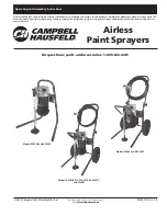 Preview for 1 page of Campbell Hausfeld PS250B Operating And Assembly Instruction Manual