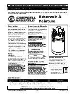 Preview for 9 page of Campbell Hausfeld PT2830 Operating Instructions And Parts Manual