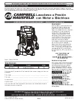 Preview for 29 page of Campbell Hausfeld PW150100 Operating Instructions And Parts Manual