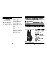 Preview for 11 page of Campbell Hausfeld PW1600 Operating Instructions And Parts List Manual
