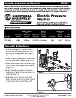 Preview for 1 page of Campbell Hausfeld PW1686 Parts And Assembly Manual