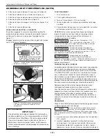 Preview for 20 page of Campbell Hausfeld PW1825 Operating Instructions And Parts Manual