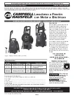 Preview for 29 page of Campbell Hausfeld PW1825 Operating Instructions And Parts Manual