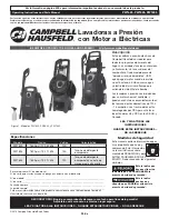 Предварительный просмотр 29 страницы Campbell Hausfeld PW1825 Operating Instructions And Parts Manual