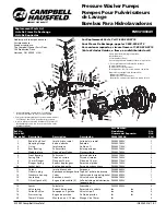 Preview for 25 page of Campbell Hausfeld PW2120 Assembly Instructions And Replacement Parts Manual
