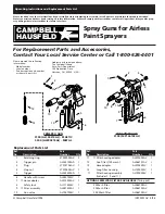 Campbell Hausfeld S100 Operating And Parts Manual предпросмотр