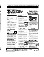 Preview for 7 page of Campbell Hausfeld SN528K Operating Instructions Manual