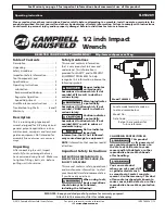 Campbell Hausfeld TL050289 Installation Manual preview