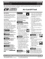 Предварительный просмотр 1 страницы Campbell Hausfeld TL0535 Operation Instructions Manual