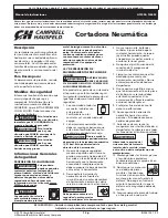 Предварительный просмотр 9 страницы Campbell Hausfeld TL0535 Operation Instructions Manual