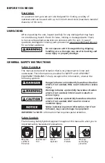 Предварительный просмотр 3 страницы Campbell Hausfeld TL0539 Operating Instructions Manual