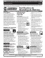 Предварительный просмотр 5 страницы Campbell Hausfeld TL054189 Operating Instructions Manual