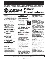 Preview for 13 page of Campbell Hausfeld TL2402 Operating Instructions Manual