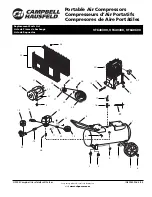 Campbell Hausfeld VT640300 Replacement Parts List preview