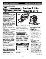 Preview for 14 page of Campbell Hausfeld WF1800 Operating Instructions & Parts Manual