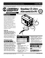 Preview for 13 page of Campbell Hausfeld WF2010 Operating Instructions & Parts Manual