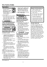 Preview for 6 page of Campbell Hausfeld WF2150 Operating Instructions And Parts Manual