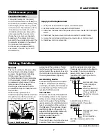 Preview for 7 page of Campbell Hausfeld WG2020 Operating Instructions And Parts Manual