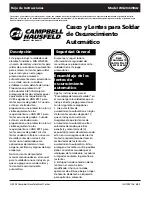 Предварительный просмотр 2 страницы Campbell Hausfeld WG204498AJ Instruction Sheet