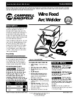 Предварительный просмотр 1 страницы Campbell Hausfeld WG3020 Operating Instructions & Parts Manual