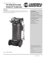 Предварительный просмотр 3 страницы Campbell Hausfeld WL6701 Operating Instructions And Parts Manual