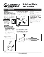 Preview for 1 page of Campbell Hausfeld WS090001AV Owner'S Manual Addendum