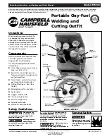 Campbell Hausfeld WT5000 Operating Instructions And Replacement Parts Manual preview