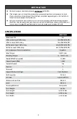 Preview for 4 page of Campbell Hausfeld XT001000 Operating Instructions Manual