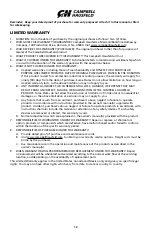 Предварительный просмотр 14 страницы Campbell Hausfeld XT051000 Operating Instructions Manual