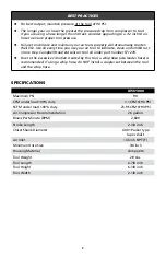 Preview for 4 page of Campbell Hausfeld XT101000 Operating Instructions Manual