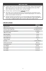 Preview for 4 page of Campbell Hausfeld XT302000 Operating Instructions Manual